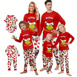 Grinch Family Matching Christmas Pajamas for Adults, Kids & Pets