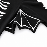 Halloween Bat Skeleton Hooded Romper for Babies & Toddlers