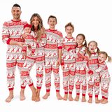 Christmas Reindeer Snowflakes Family Matching Christmas Pajamas