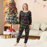 Colorful Pumpkin Ghost All-Over Print Family Matching Halloween Pajamas