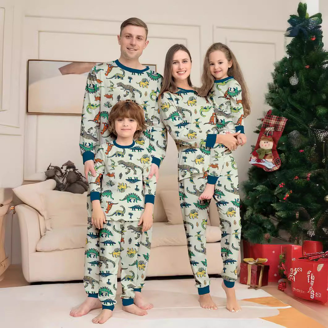 Animal & Dinosaur Print Family Matching Pajamas
