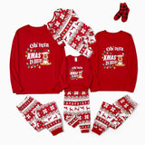 Christmas Letter Print Family Matching Christmas Pajamas