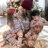 Reindeer & Snowflake Family Matching Christmas Pajamas