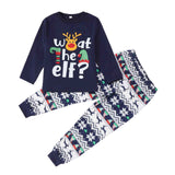 Christmas Letter Print Family Matching Christmas Pajamas