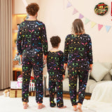Colorful Pumpkin Ghost All-Over Print Family Matching Halloween Pajamas